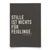 Stille ist nichts
