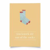 You knock me out of the socks