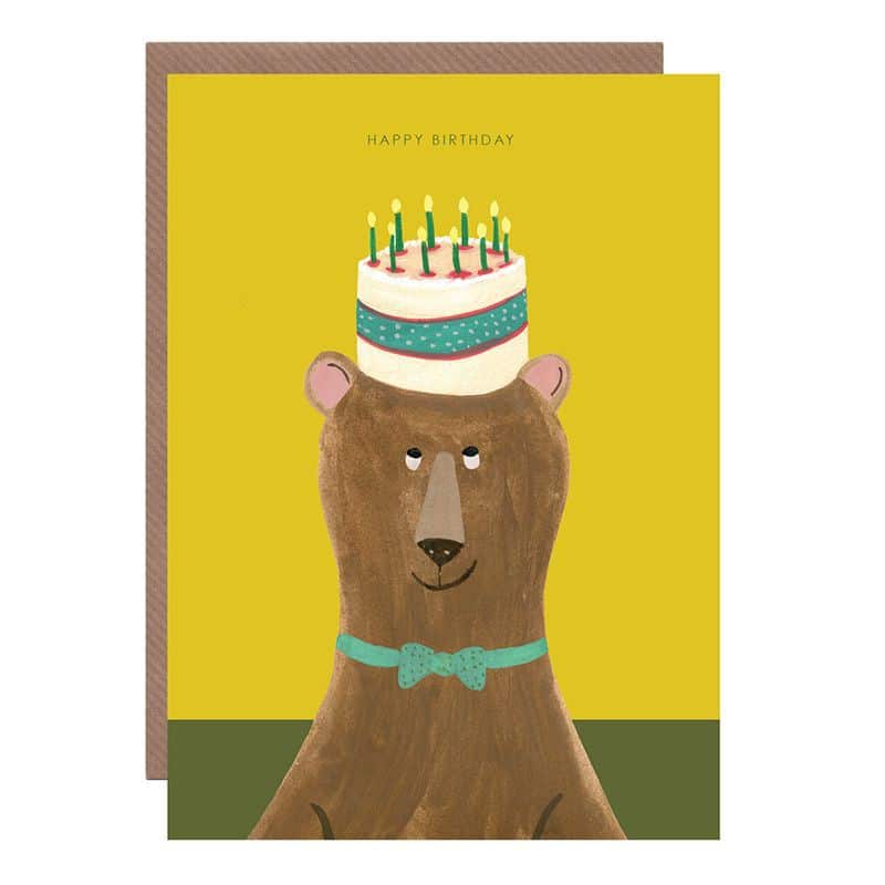 Cake on a bear