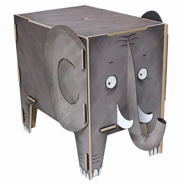 Elefant, Kinderhocker von Werkhaus | Changemaker