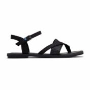 Lexie Black Canvas/Foil Woven