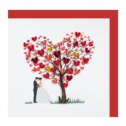 Hochzeitspaar unter Baum