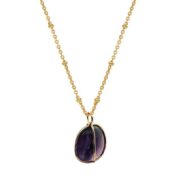 Freeform Pebble Amethyst