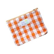 Quilted Check Orange