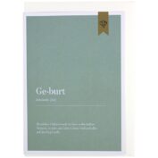 Teamgruss - Geburt