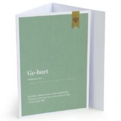 Teamgruss - Geburt
