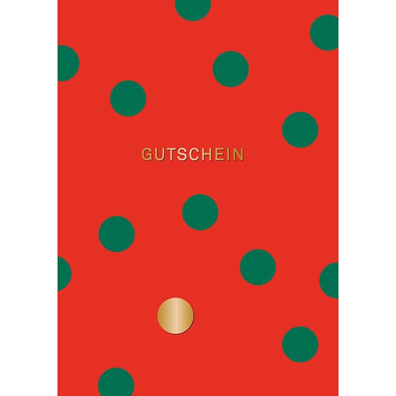 Xmas Gutschein Dots