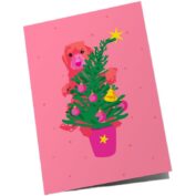 Dackel with Xmas Tree