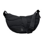 Wavy Puffer Moon Bag