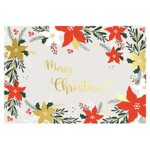 Weihnachtsstern rot-gold