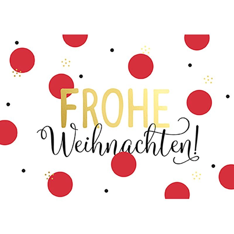 Weihnachtskreise rot