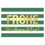 Frohe Weihnachten grün