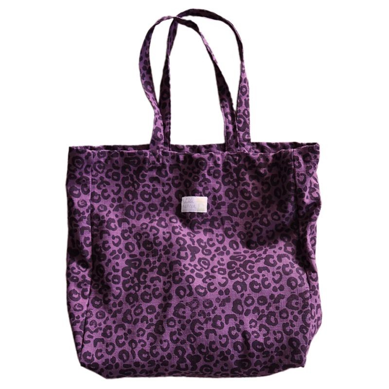 Block Print Leo Purple