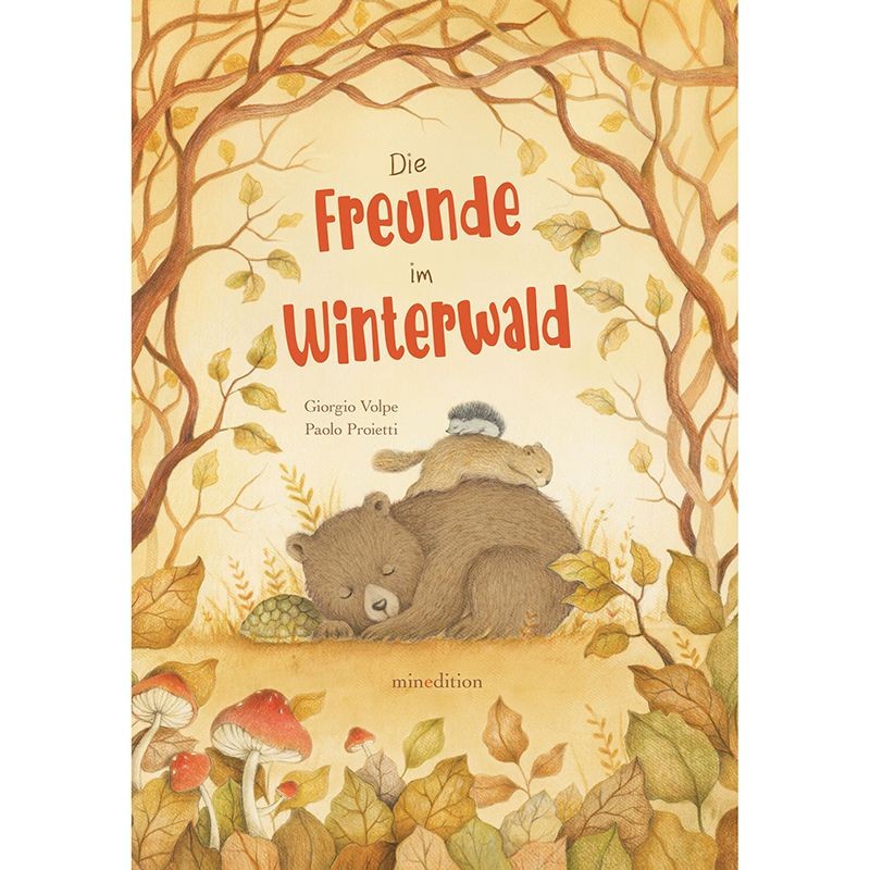 Die Freunde im Winterwald