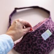 Block Print Leo Purple