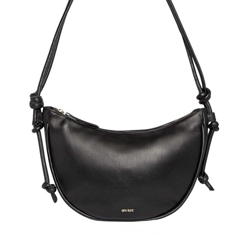 Large Knots Half Moon Bag