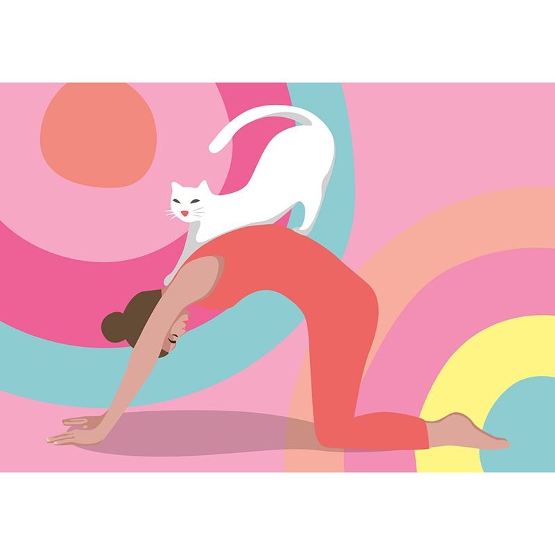Happiness - Yoga Cat