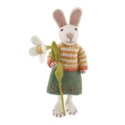 White Girly Bunny w/skirt &