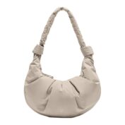 Pleat Moon Bag Large