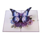 Blauer Schmetterling