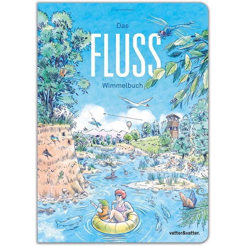 Das Fluss Wimmelbuch