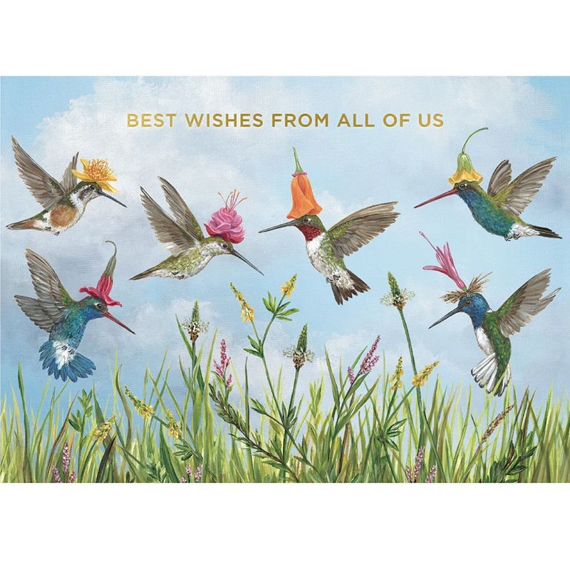 Best Wishes Hummingbirds