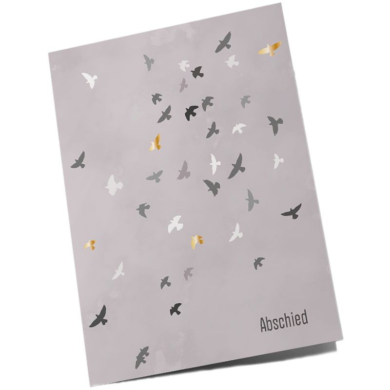 Vogelschwarm Abschied