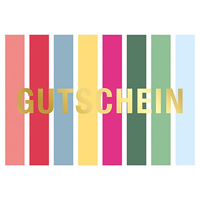 Gutschein bunt