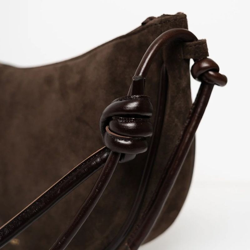 Mini Knots Half Moon Bag