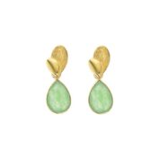 Veined Leaf Nephrite Drop