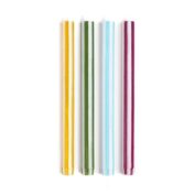 Stripe Dinner Candles