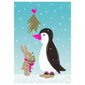Pingu mit Hasenfreund