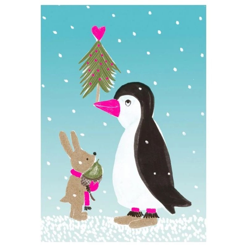 Pingu mit Hasenfreund