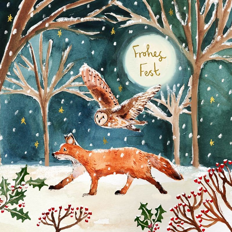 Frohes Fest Fuchs & Eule