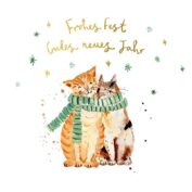 Frohes Fest Katzen