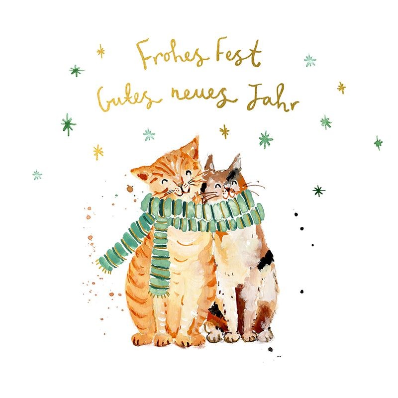 Frohes Fest Katzen