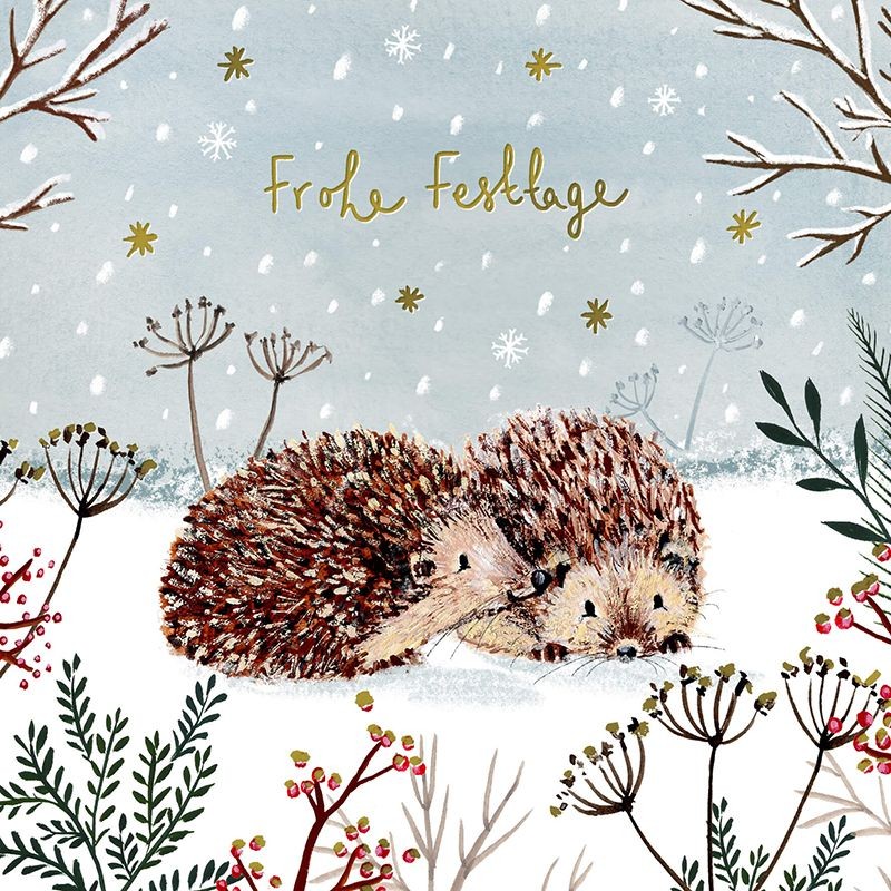 Frohe Festtage Igel